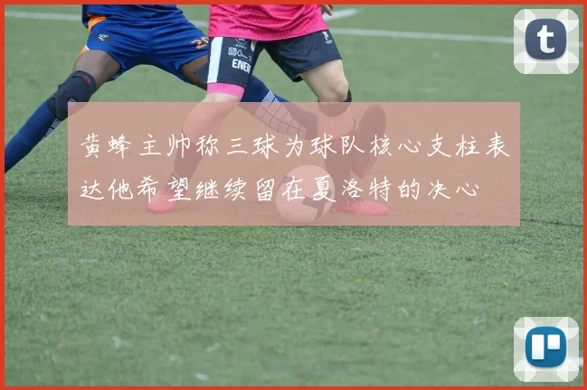 黄蜂主帅称三球为球队核心支柱表达他希望继续留在夏洛特的决心